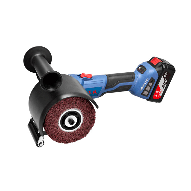 东成手持充电式无刷抛磨机DCSN120x100不锈钢金属抛光