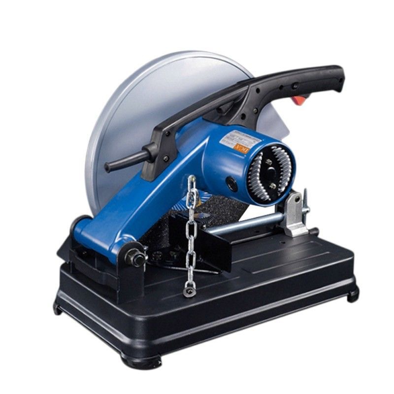 东成型材切割机355大功率金属切割锯多功能钢材木材台式电锯东