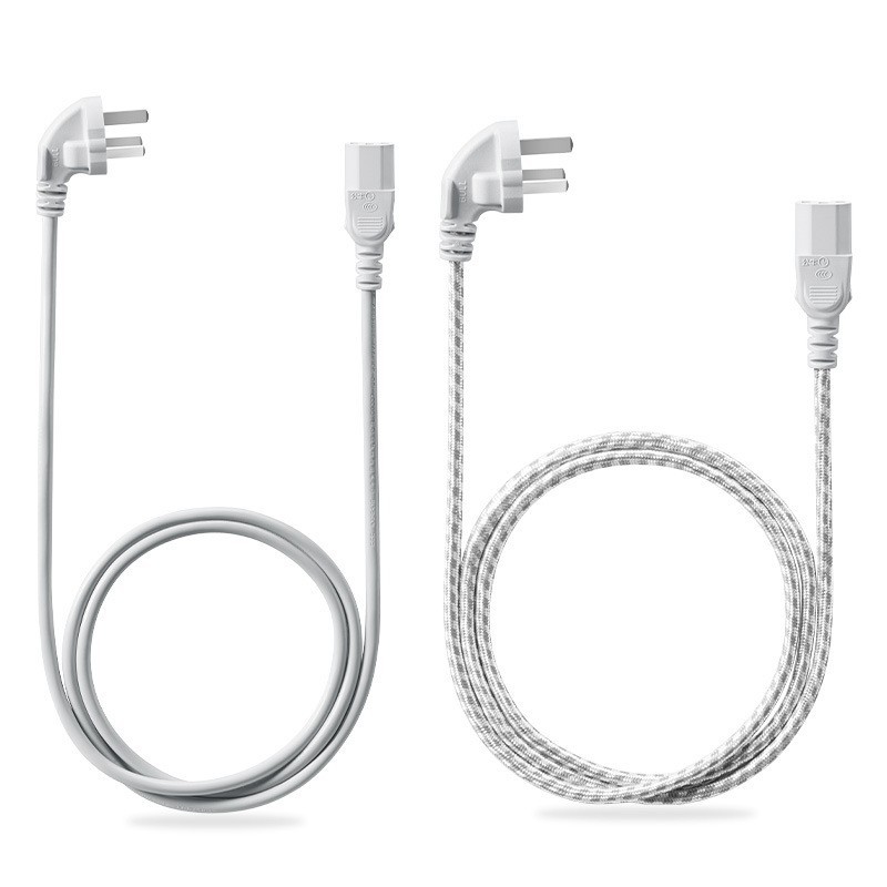 公牛三插电源线耦合器电脑插头线电饭锅电饭煲品字尾三芯国标10